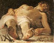 Annibale Carracci The Dead Christ France oil painting artist